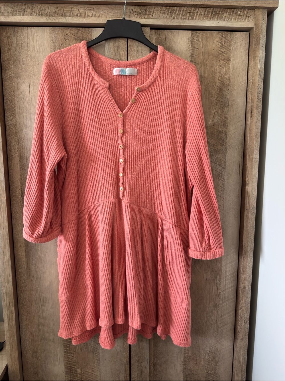 Free People Beach Blossom Button Front Tunic Dress